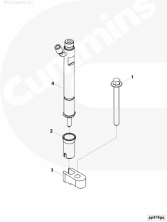  Cummins Болт крепления форсунки