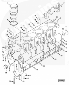  Cummins Блок цилиндров