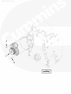  Cummins Насос водяной (помпа)