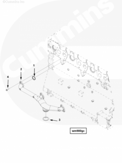  Cummins Коллектор водяной