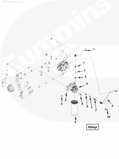  Cummins Фильтр топливный FF63013