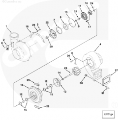  Cummins Турбокомпрессор