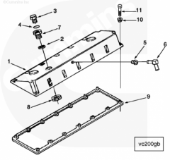  Cummins Крышка клапанная