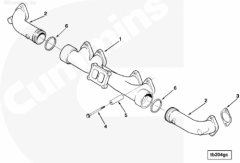  Cummins Кольцо уплотнительное выпускного коллектора