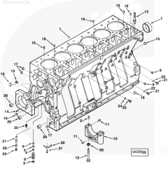  Cummins Блок цилиндров