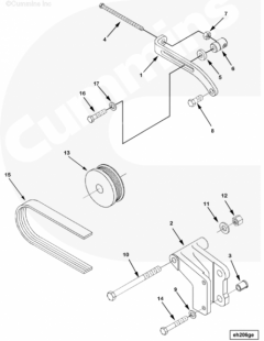  Cummins Ремень генератора