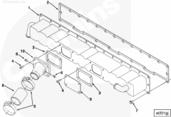 Cummins Патрубок охладителя наддувочного воздуха
