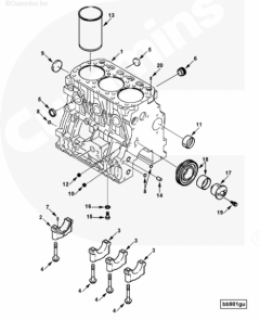  Cummins Блок цилиндров