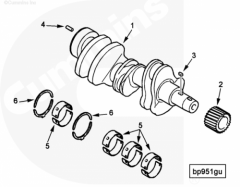  Cummins Коленчатый вал