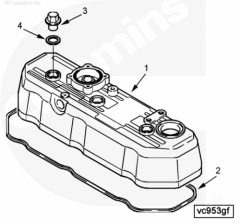  Cummins Крышка клапанная