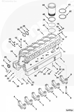  Cummins Блок цилиндров
