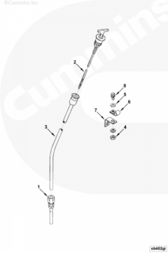  Cummins Трубка щупа уровня масла