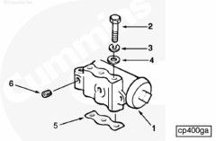  Cummins Шайба крепления регулятора воздушного компрессора