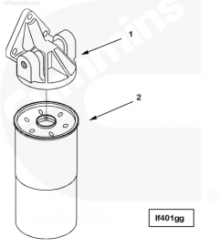  Cummins Основание масляного фильтра