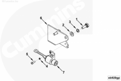  Cummins Кронштейн выключателя акселератора
