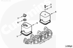  Cummins Виброизолятор клапанной крышки