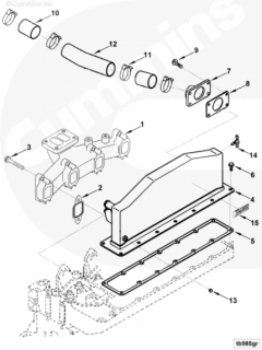  Cummins Выпускной коллектор