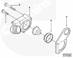  Cummins Болт крепления корпуса термостата