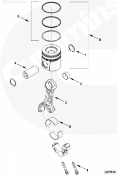  Cummins Палец поршневой