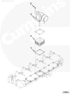  Cummins Патрубок воздушный выпускной