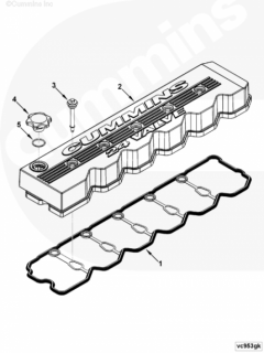  Cummins Крышка клапанная