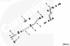  Cummins Трубка подачи топлива 