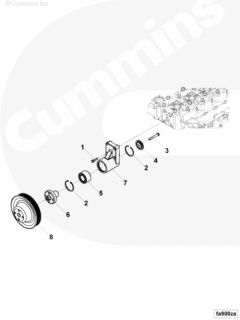  Cummins Ступица вентилятора