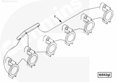  Cummins Выпускной коллектор