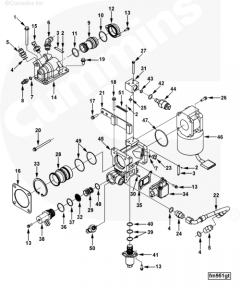  Cummins Клапан регулировки давления топливного контроллера