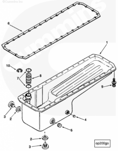  Cummins Поддон картера