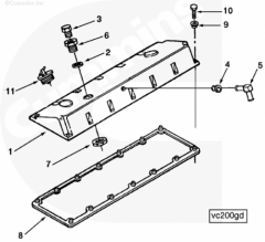  Cummins Крышка клапанная