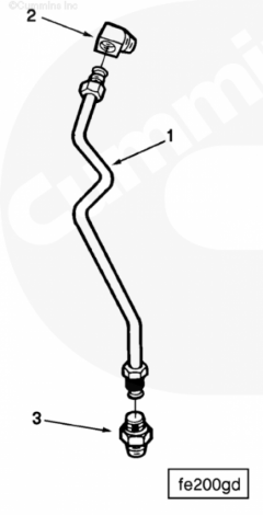  Cummins Трубка контроля качества топливной смеси