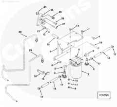  Cummins Трубка фильтра охлаждающей жидкости