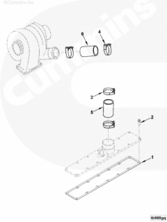  Cummins Патрубок турбины