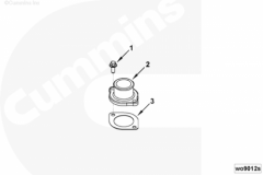  Cummins Патрубок водяной выпускной