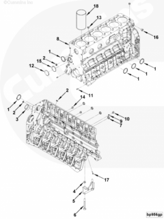  Cummins Блок цилиндров