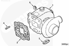  Cummins Турбокомпрессор Holset HX40