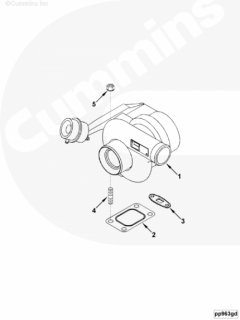  Cummins Турбокомпрессор Holset