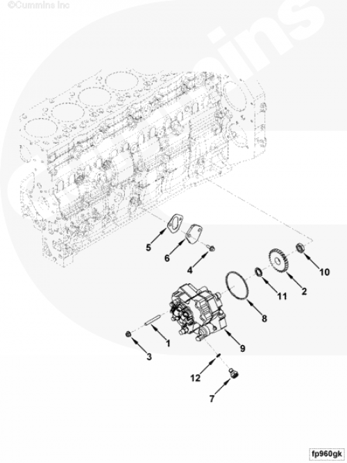  Cummins  Топливный насос высокого давления ТНВД