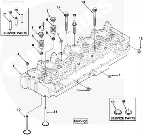  Cummins  Клапан впускной