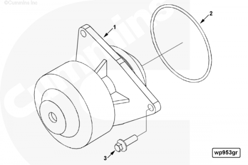  Cummins  Насос водяной (помпа)