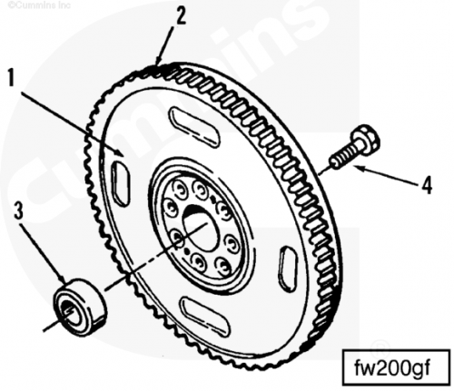 Cummins  Маховик 