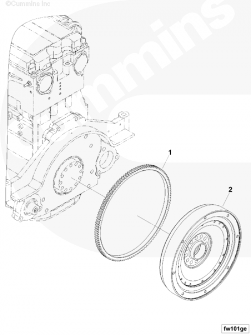  Cummins  Венец маховика