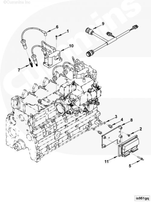  Cummins  Модуль контроля зажигания