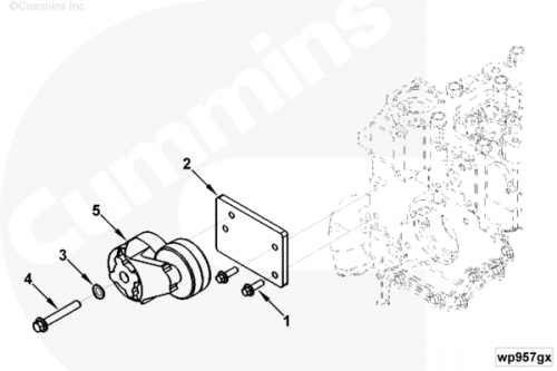  Cummins  Натяжитель ремня