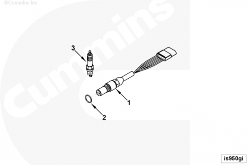  Cummins  Свеча зажигания