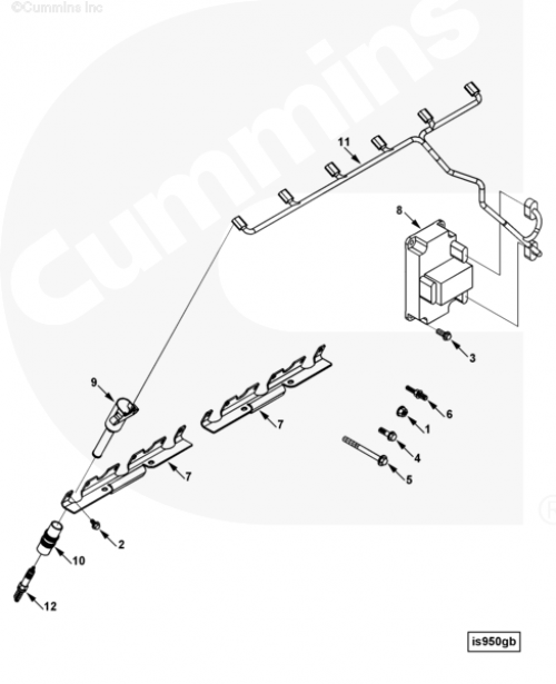  Cummins  Колпачок свечи зажигания