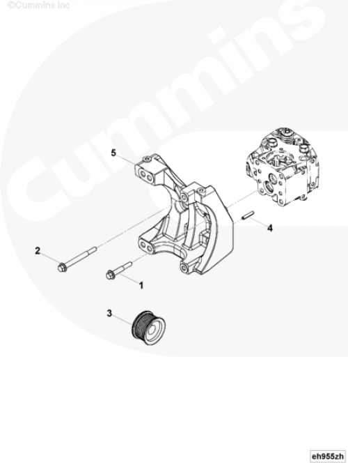  Cummins  Шкив генератора