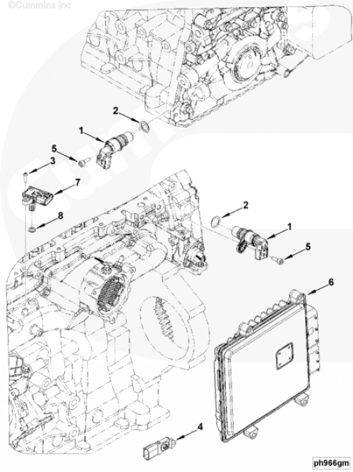  Cummins  Датчик положения коленвала