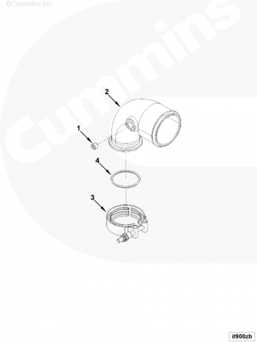  Cummins  Хомут воздушного патрубка